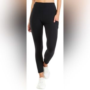 🌎 Planet Gold 🌎 High-Waisted Pocket Leggings Medium Black New with Tags